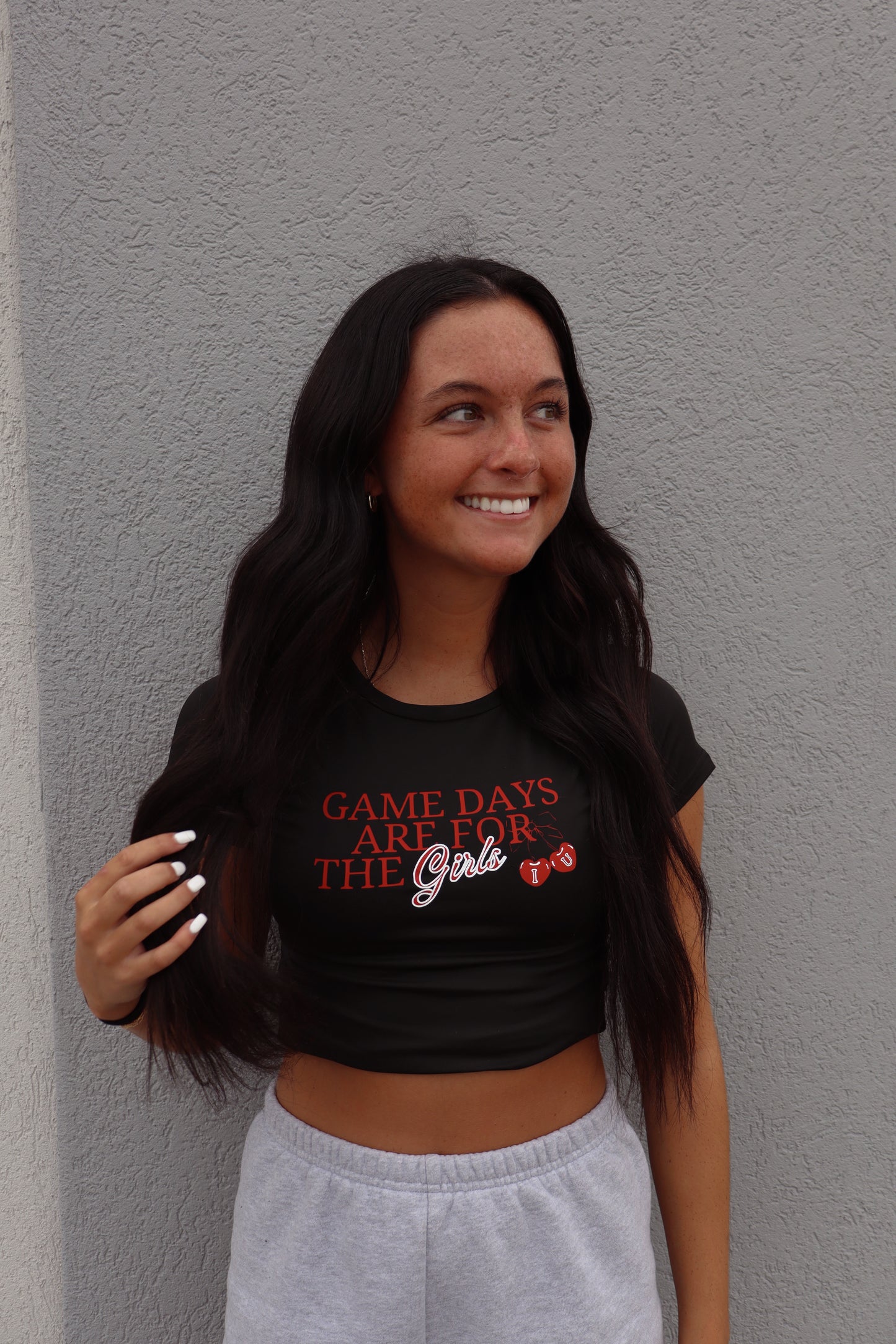 "game days are for the girls" tee
