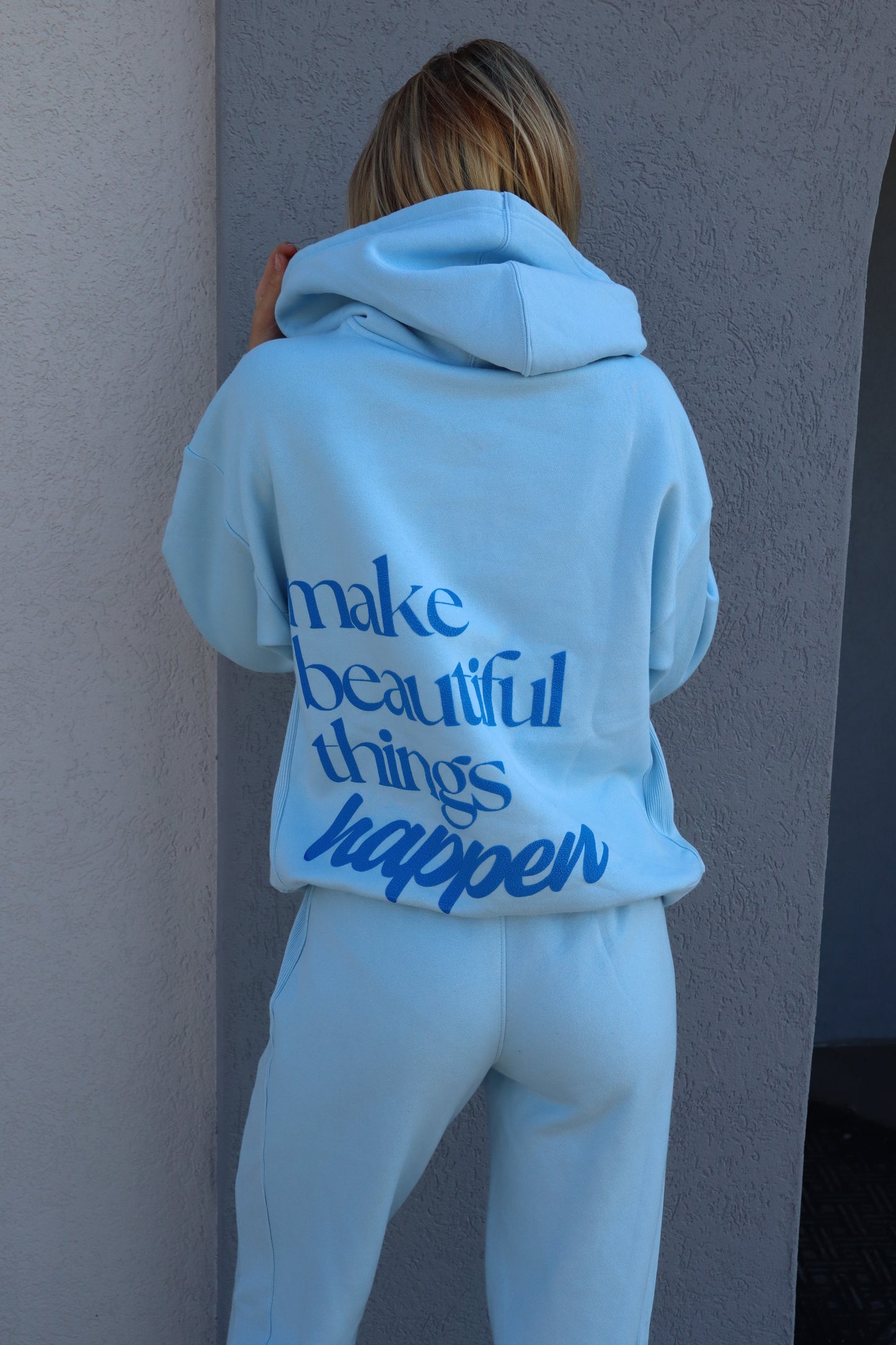 Call me Hoosier "make beautiful things happen" sweat set