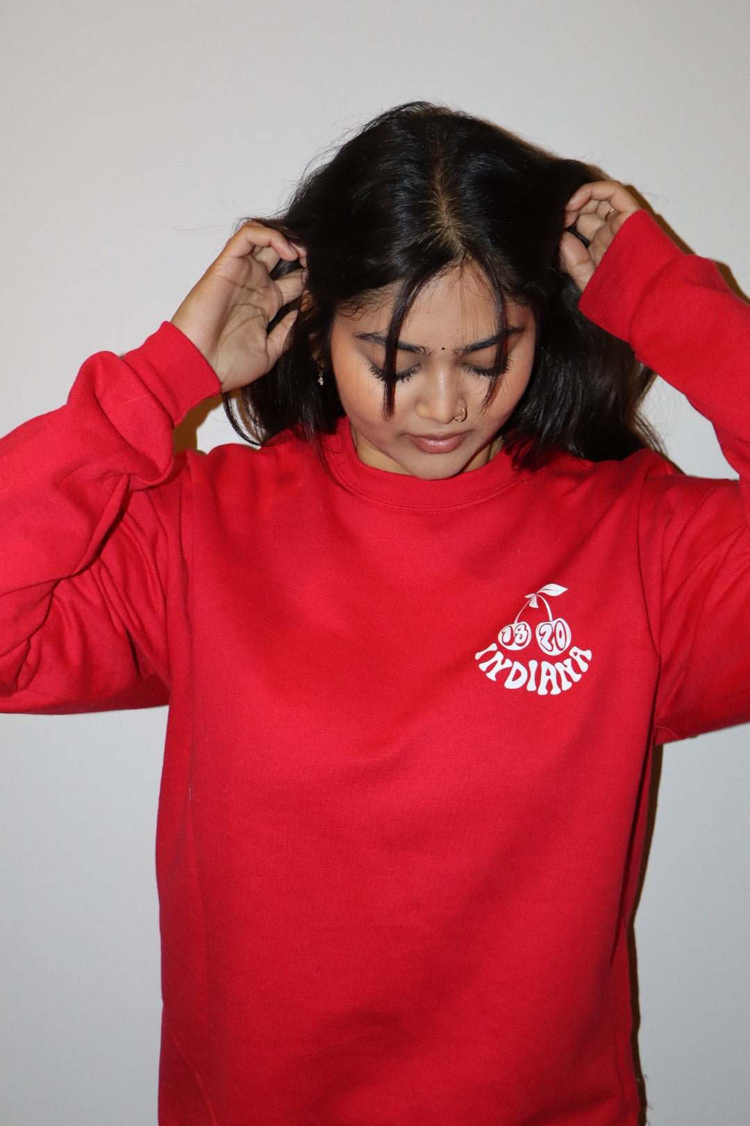 INDIANA CHERRY SWEATSHIRT